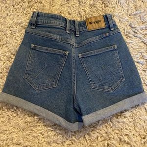 Wrangler x Urban Outfitters jean shorts